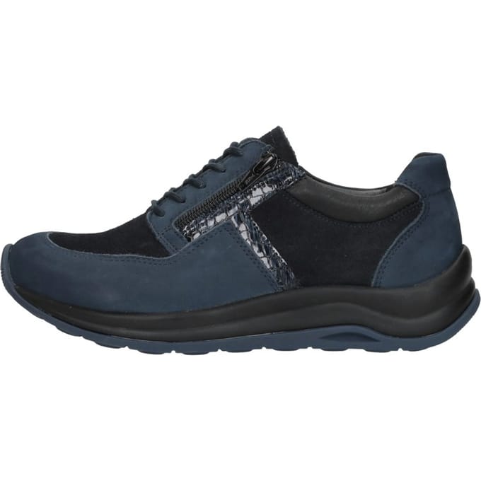 Wolky Comrie Veterschoenen Laag - Blauw - Maat 41