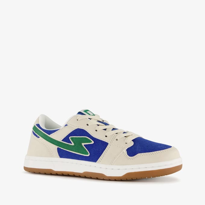 Blue Box jongens sneakers beige blauw - Maat 33