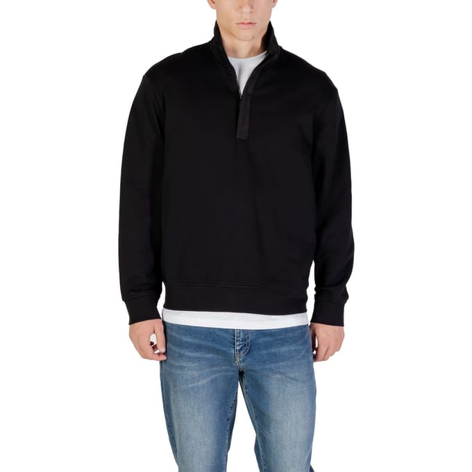 Pullover Sweatshirt - Black Sweaters