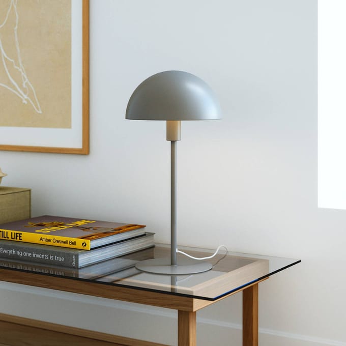 Nordlux Tafellamp Ellen 20, beige, metaal, E14 fitting