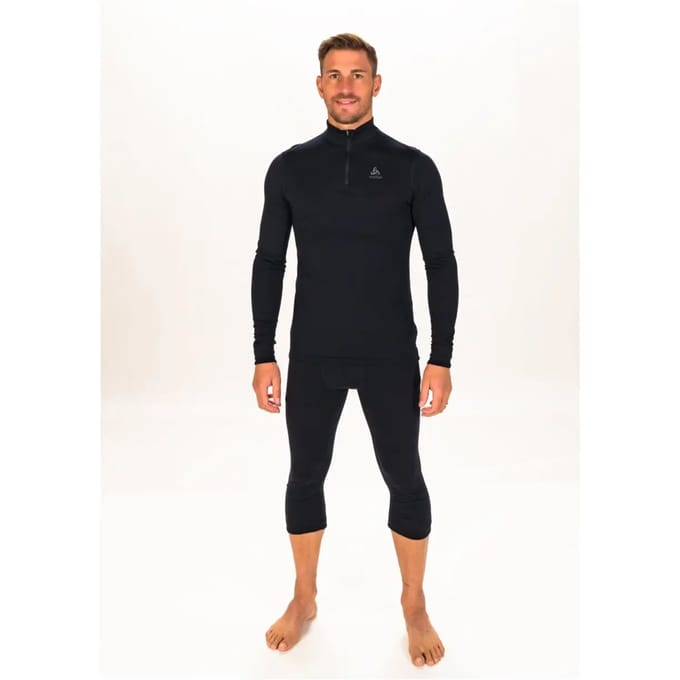 Odlo Merino 200 3/4 Basislaag Broek Zwart S Man