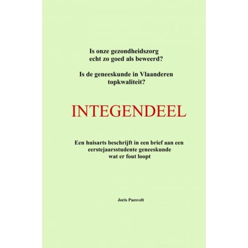 Integendeel - Joris Paesvelt