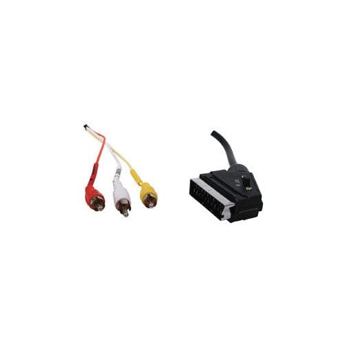 HQ 3x RCA naar Scart kabel 1,5m