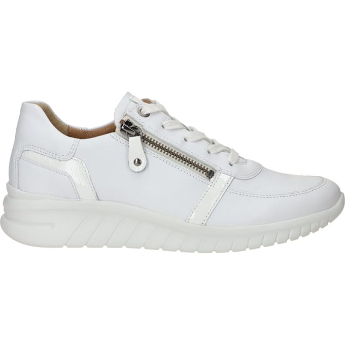 Hartjes Wave Sneakers - Leer - Dames - Wit - Maat 37