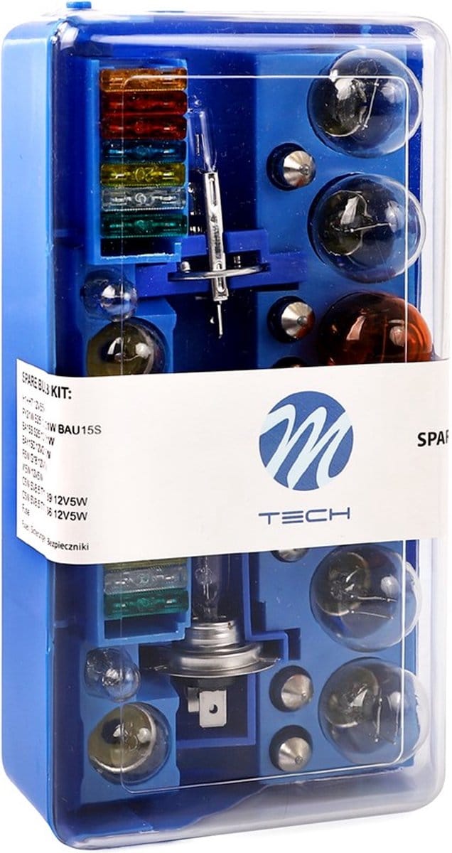 M-Tech reservelamp set H1 + H7 12V