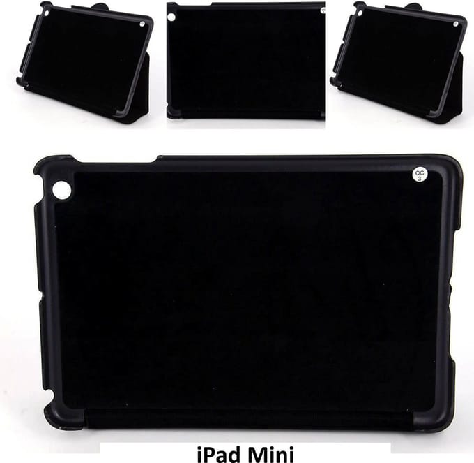 Apple iPad Mini 2-3 Zwart Smart Case - Book Case Tablethoes- 8719273107003