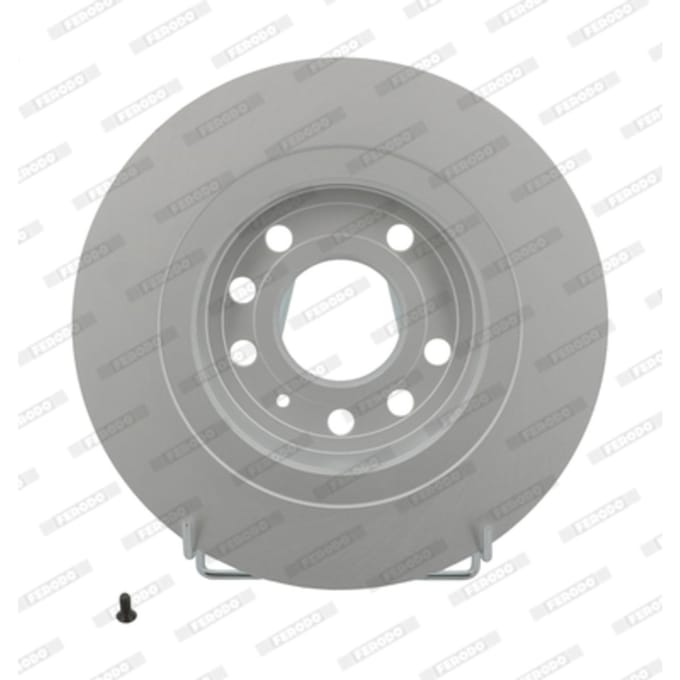 Remschijf FERODO DDF1288C achter, compleet, 2 stuk