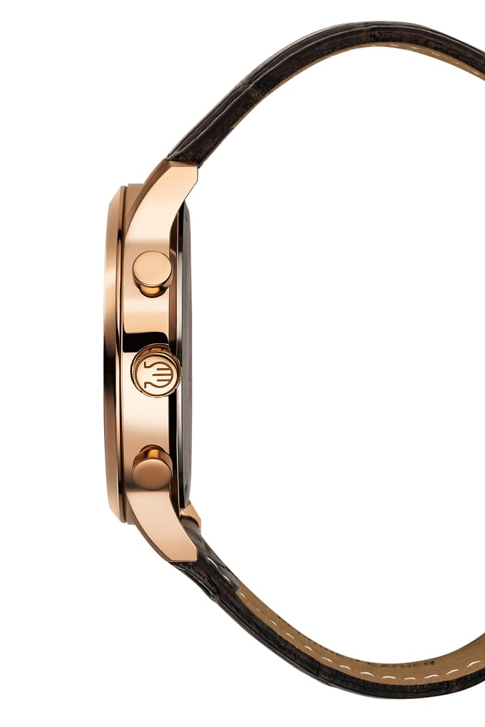 Orphelia Tempo OR81804 Horloge - Leer - Bruin - Ø 43 mm