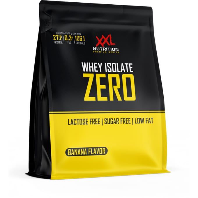 XXL Nutrition - Whey Isolate Zero - Banaan - Eiwitpoeder - 1000 g
