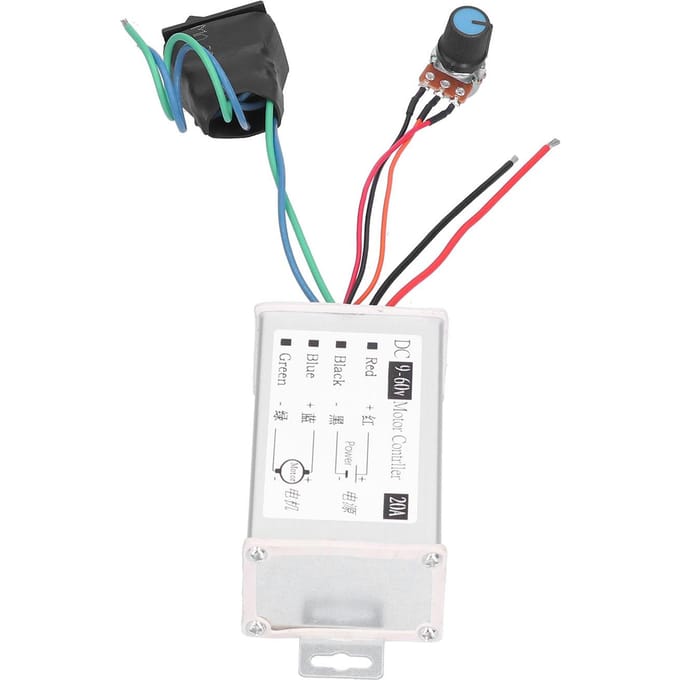 Motor Governor Infinitely Forward Reverse Switch PWM DC Motor Speed Controller DC9‑60V 20A