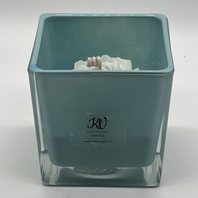 Kaars in glazen pot - 403
