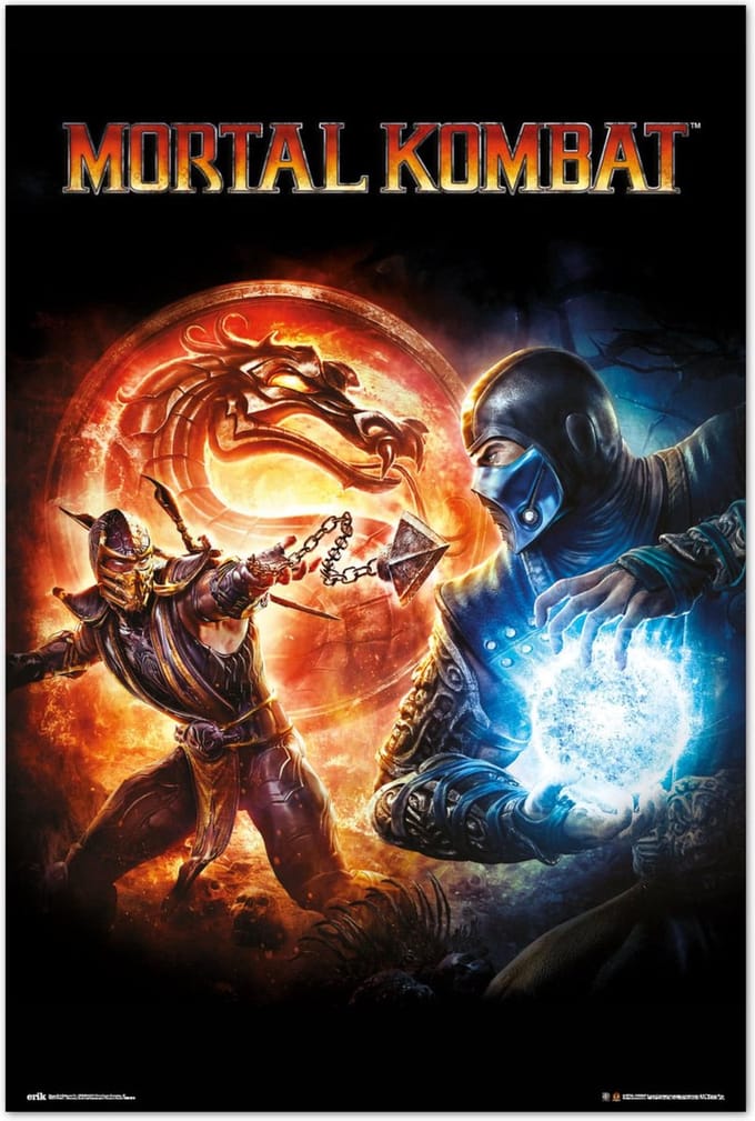 Mortal Kombat: Grupo Erik - 9 Videogioco (Poster 61x91,50 Cm)