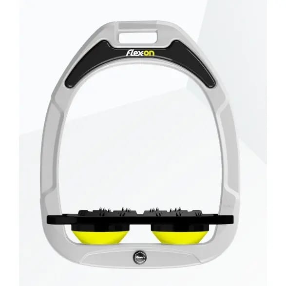 Platte Ultra Grip Hoofdstellen Wit/Zwart/Geel Flex-On Green Composite