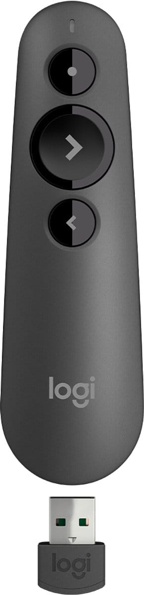 Logitech R500S - Draadloze Laser Presenter - Presentatieklikker - Bluetooth - Graphite