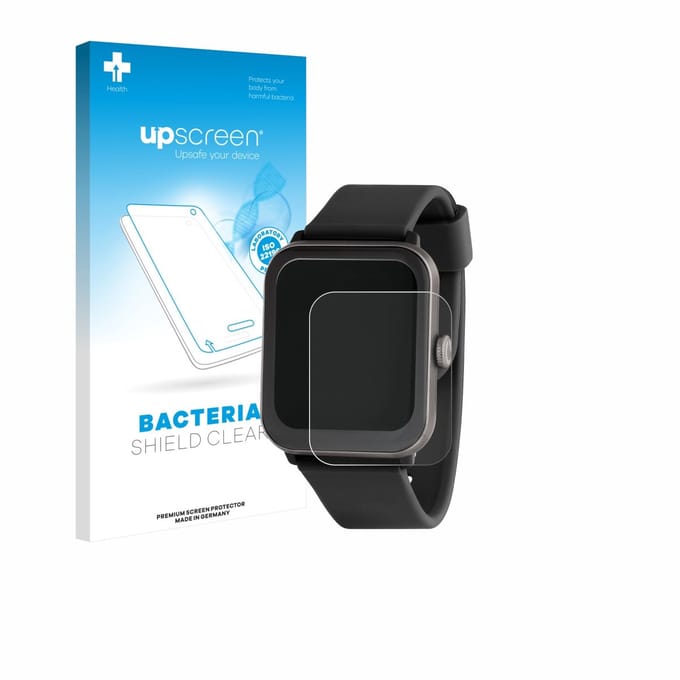 upscreen - Screenprotector voor Sector Smartwatch S-08 - Folie Beschermfolie transparant antibacterieel