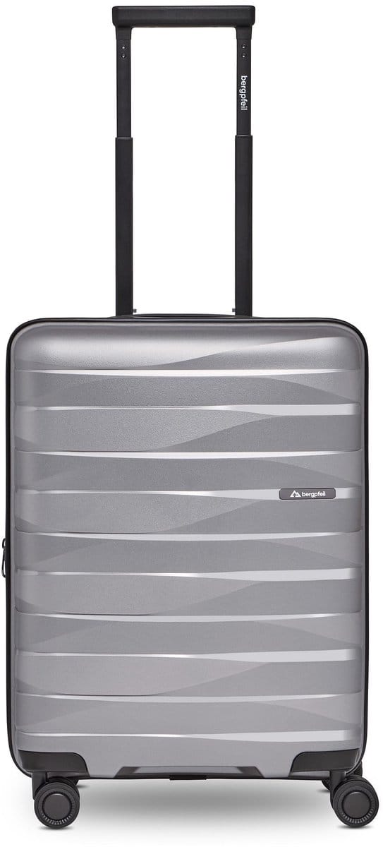Bergpfeil Travel Cabin Trolley Arctic Silver Metallic Grijs 55cm