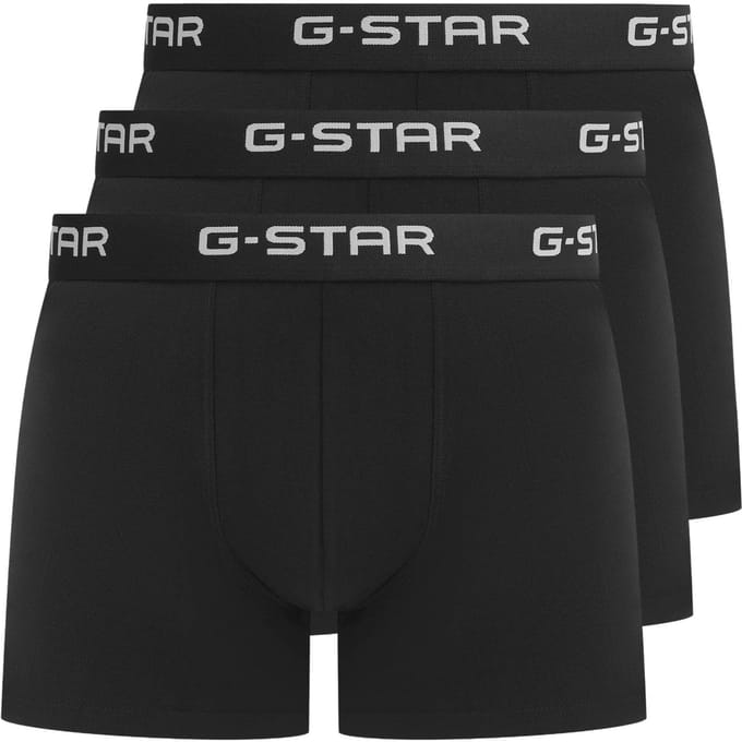 G-Star Heren Boxershorts Trunks ASH 3-Pack Zwart - Maat M