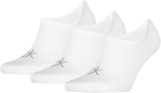 Calvin Klein Footies High Cut Heren 3-Pack Wit