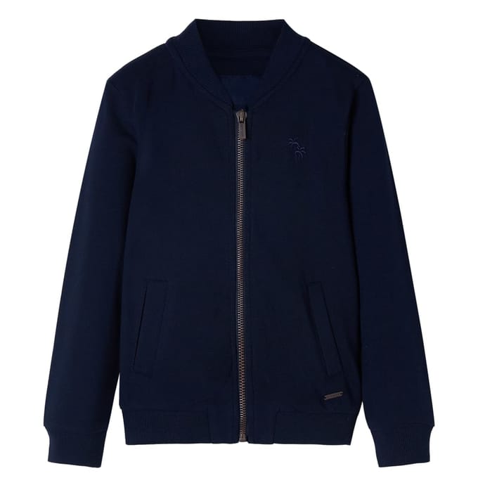 vidaXL Kindervest met rits 104 marineblauw