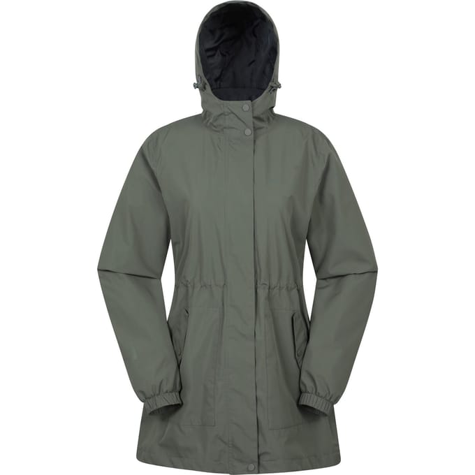 Mountain Warehouse Vrouwen/Dames Regenval Waterdichte Jas (Groen)