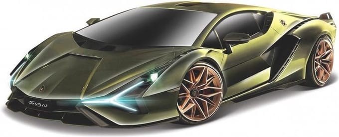 Lamborghini Sian FKP 37 2019 1:18 groen metallic/goud modelauto schaalmodel