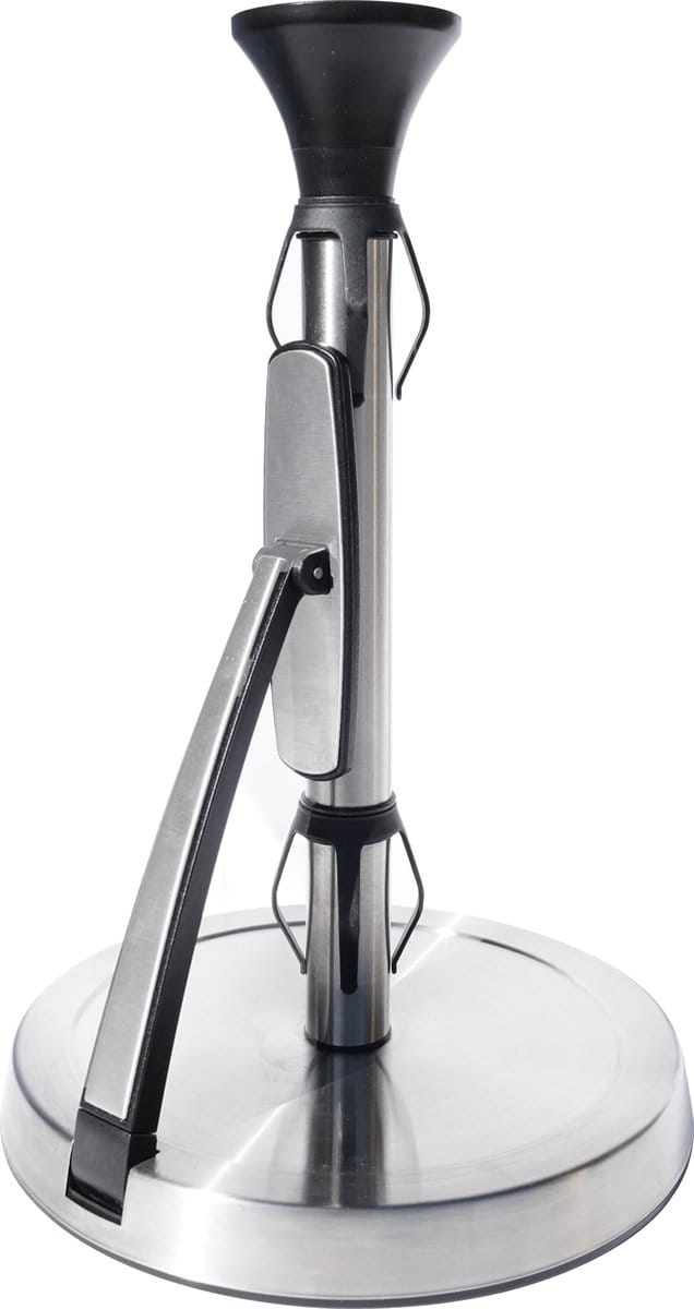 Woonzinnig Easy Grip -Keukenrolhouder staand - rvs - chrome