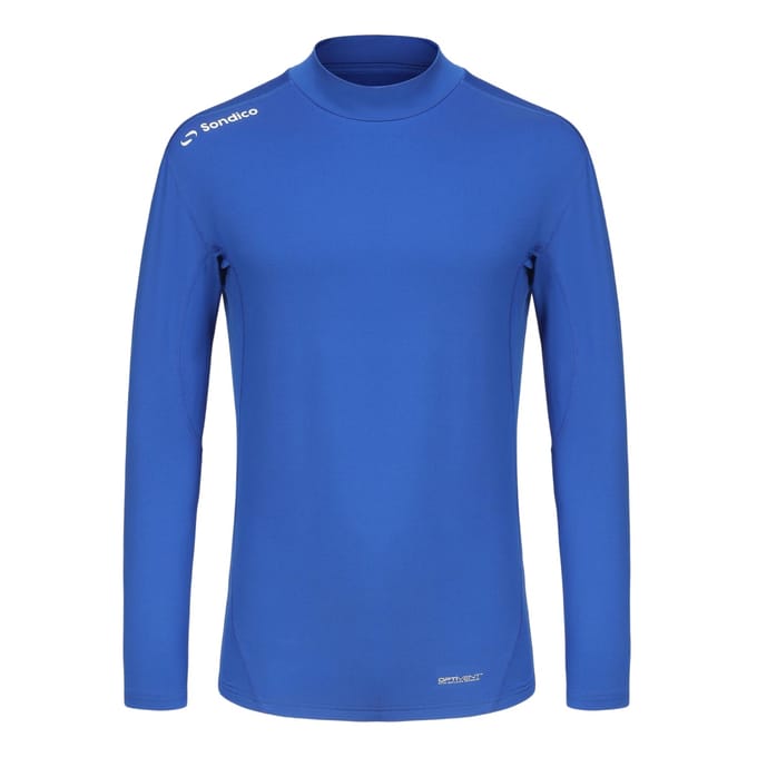Sondico Heren-basislaagshirt met hoge kraag (Royaal Blauw)