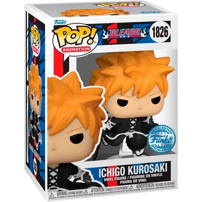 Funko Pop! Animation: Bleach - Ichigo Kurosaki #1826 Funko Exclusive