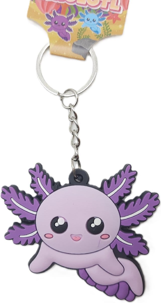 Sleutelhanger Axl the Axolot | Paars | Japan Kawaii Kuties