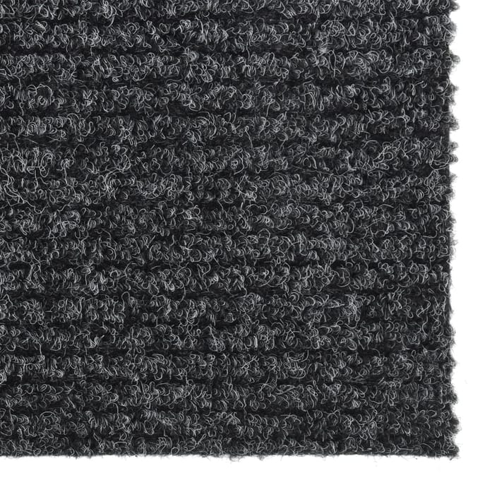 Vidaxl Vuilabsorberend Vloerkleed, 100X250 Cm, Antraciet