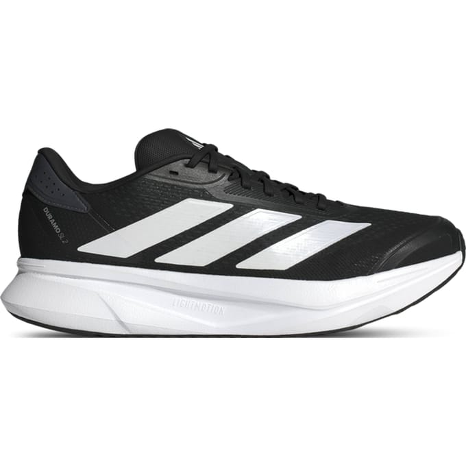 Adidas Duramo Sneakers Heren - Zwart - Maat 46 - Mesh/Synthetisch