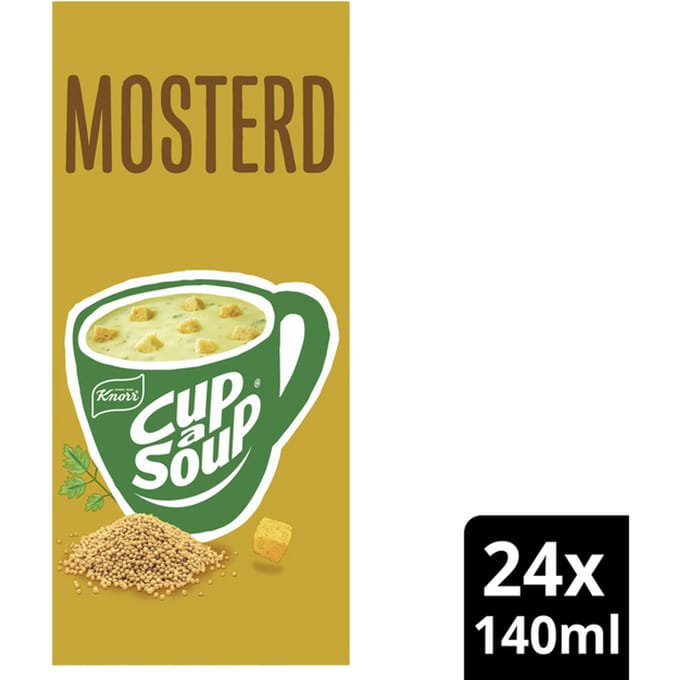 Knorr | Cup-A-Soup Mosterd | 24 x 140 ml