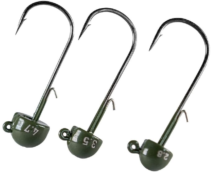 LMAB Tungsten Ned Jig Green Pumpkin 3st. Size 1 - 3,5 gr