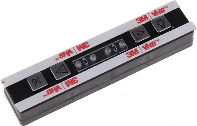 NOVY - BEDIENINGSPANEEL / TIPTOETS 4 LEDS + VHB TAPE - 990344