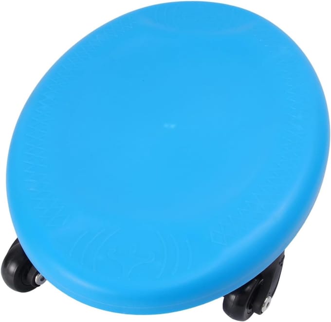 Buikspierroller - Core trainer - Krachtige training - 360 graden rotatie - 345 cm - Blauw