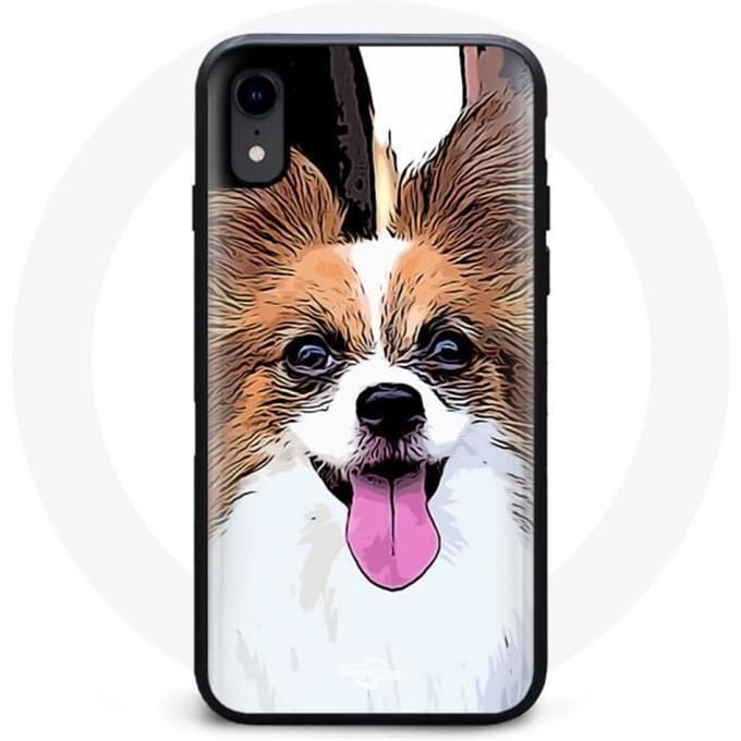 Coque Iphone X Epagneul Nain Continental