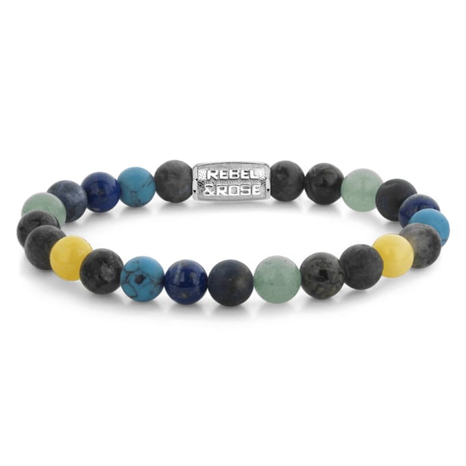 Rebel & Rose Ocean Reef Armband RR-80118-S – Multicolor Edelsteen
