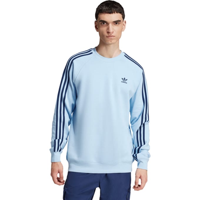 Adidas Originals 3-stripes Crew Sweatshirt Blauw