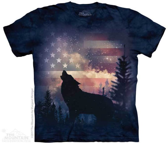 T-shirt Patriotic Howl S