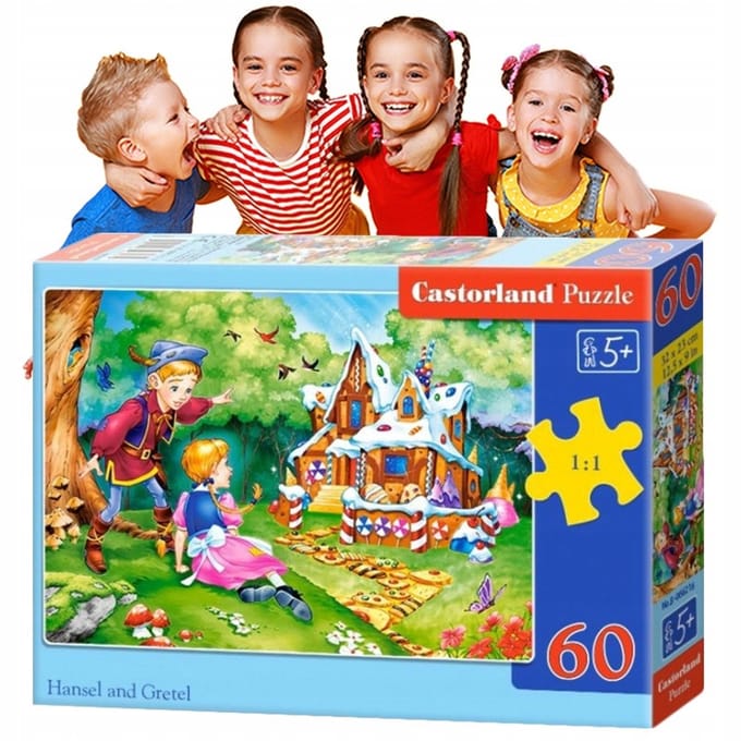 Castorland Puzzel 60 Het Element - Hans en Grietje