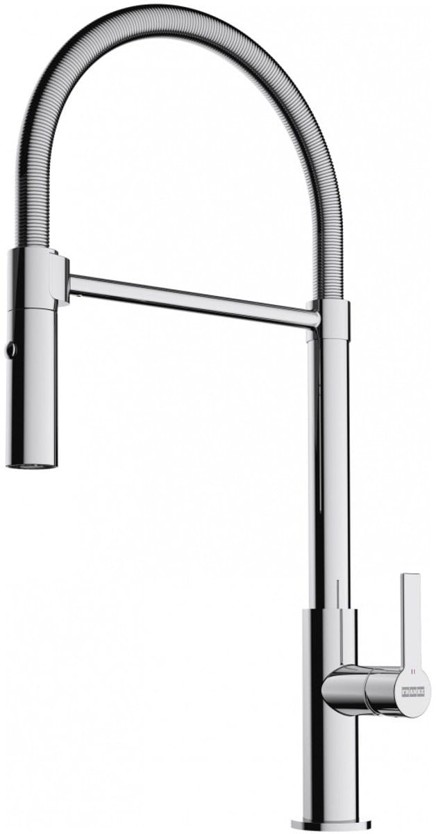Franke Maris Slim - Keukenkraan FS 2845.031, met flexibele uitloop en vuistdouche, chroom 115.0728.395
