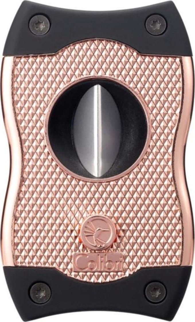 Sigarenknipper Colibri SV-Cut rosé goud - zwart
