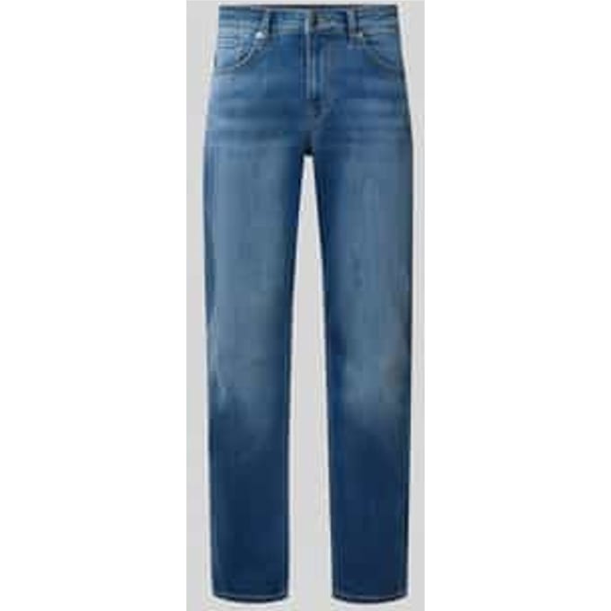 straight fit jeans van katoenmix model 'Cash'