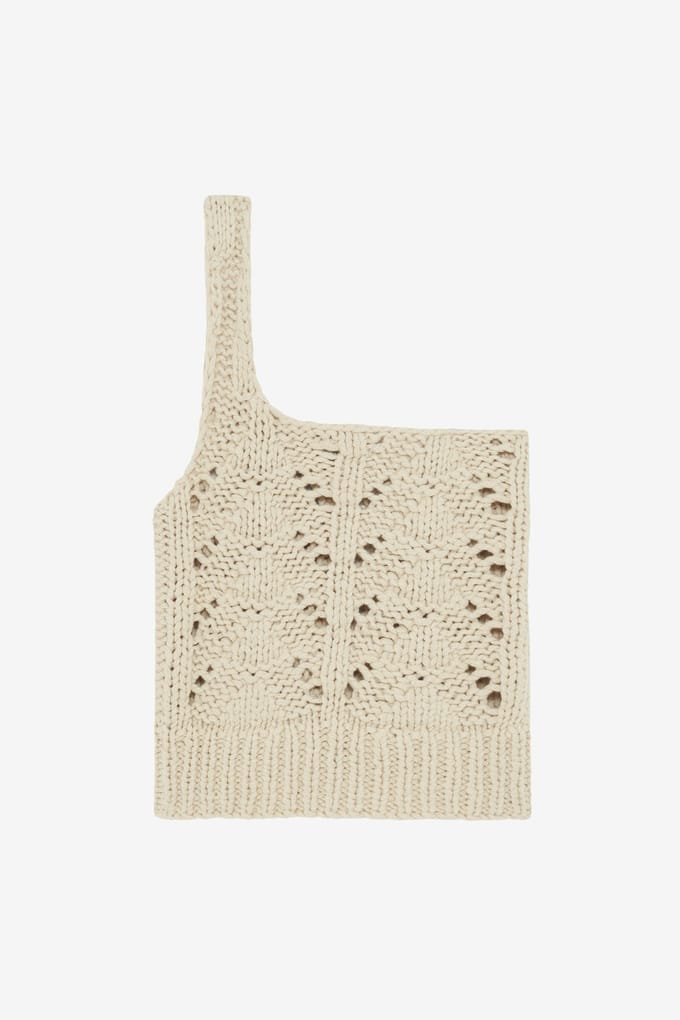 IRO Paris Malta Pullover Light Grey Maat: M | Mouwloze Tops Outlet | Dames | Beige