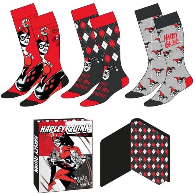 Batman Harley Quinn Unisex Sokken - meerkleurig - one size