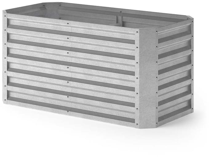 OK-Living Hoogbed – 120 x 60 cm Zilver