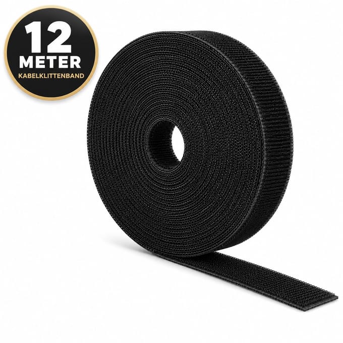 Kabelbinders - 12 meter - klittenband - Kabelbinders Klittenband - Nassauproducts® - Rol van 12 meter - Velcro