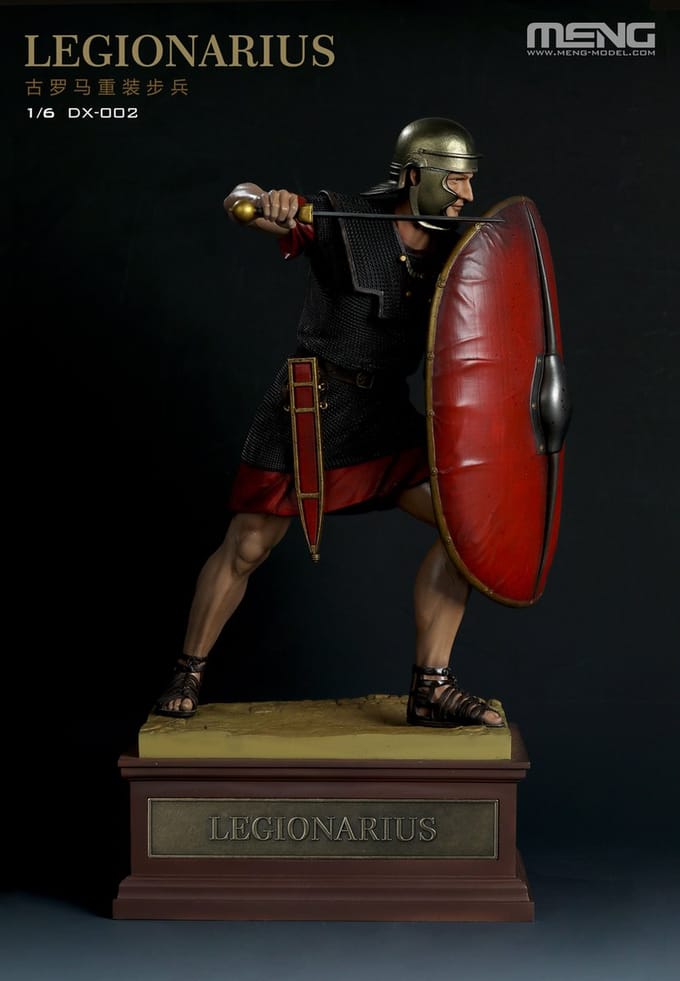 Meng Model Modelbouwpakket Militaire voertuigen - MENG DX002 Legionarius Figure with Stand Plastic - 1:6 - Modelbouw