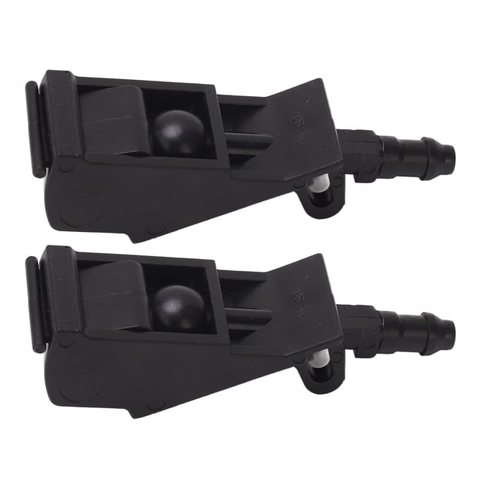 2 Pièces Gicleur de Lave-Glace Avant 6E0955985 Gicleur de Lave-Glace de Pare-Brise Durable pour black
