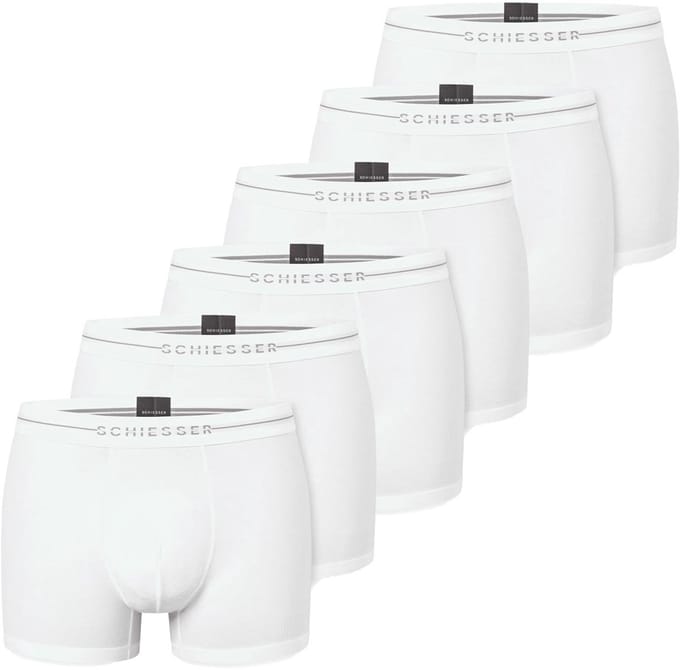 Schiesser Heren retro short / pant 6 pack Cotton Flex